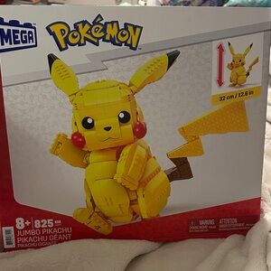 Mattel Mega Pokémon Jumbo Pikachu Building Set 12.6in 8+